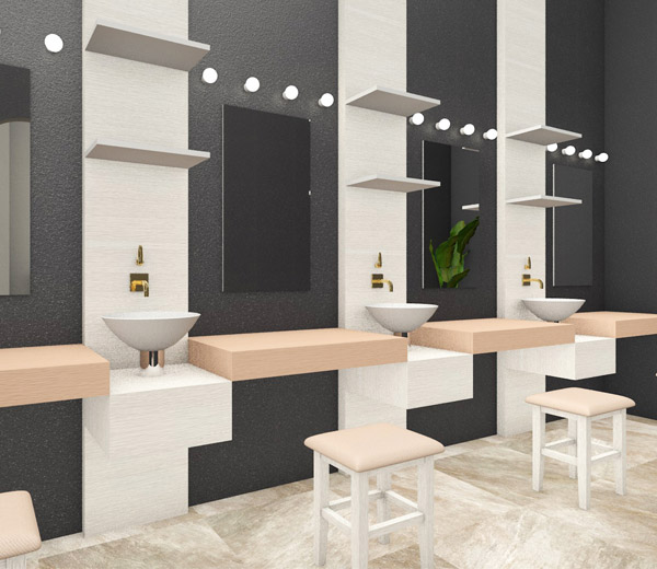 Beauty salon interior